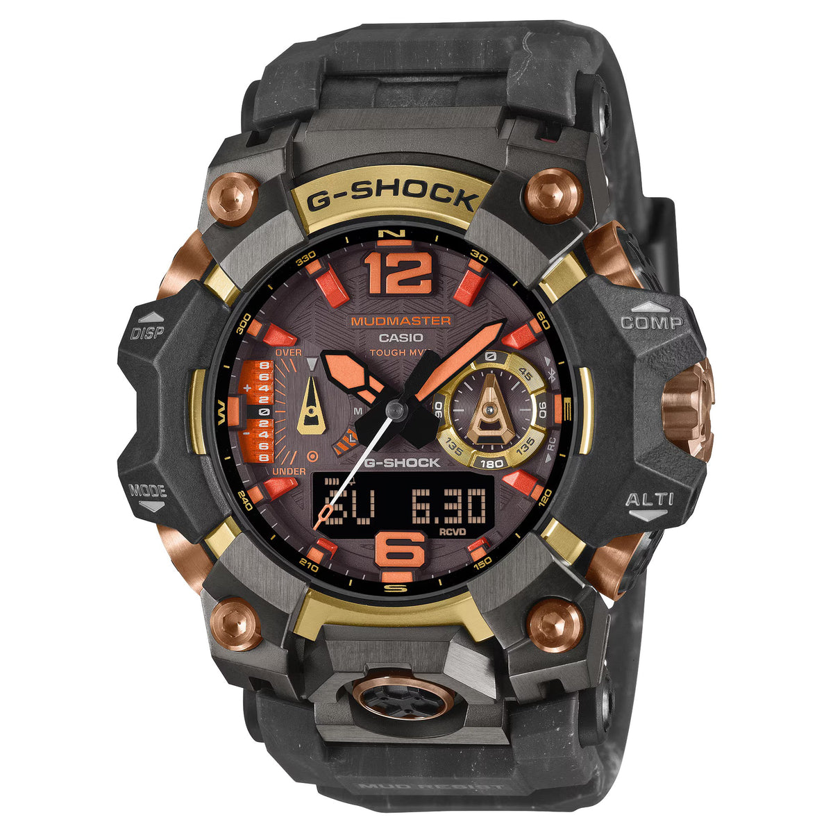 G-SHOCK Master of G-Land Mudmaster Magma Gold Watch GWG-B1000MG-1A9ER