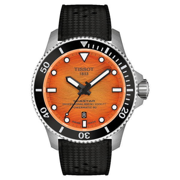 Tissot Seastar Automatic 2000 Orange 44mm Watch T1209071728100