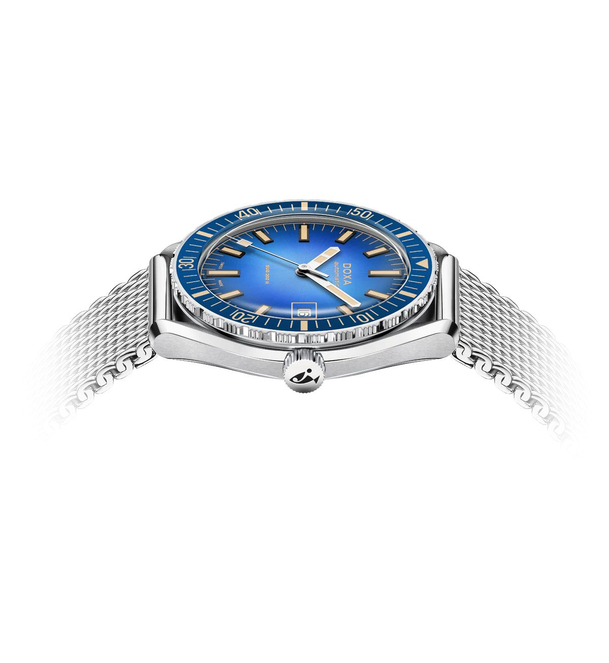 Doxa SUB 200 II Caribbean Mesh Bracelet 44mm Watch 795.10.201.10