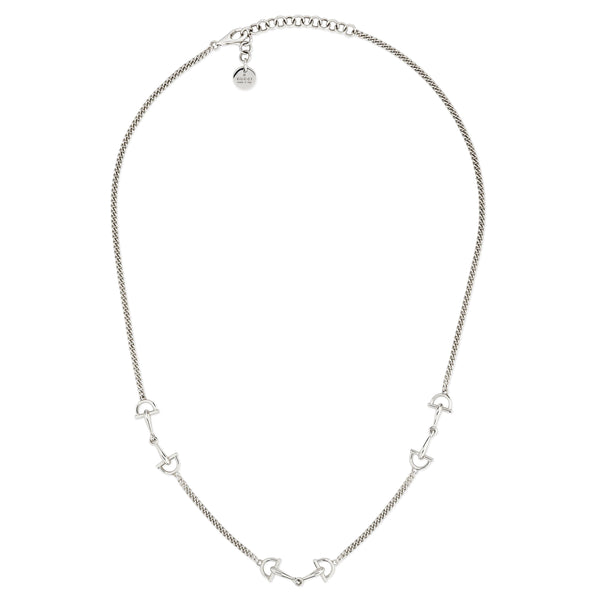 Gucci Staffa Sterling Silver Necklace