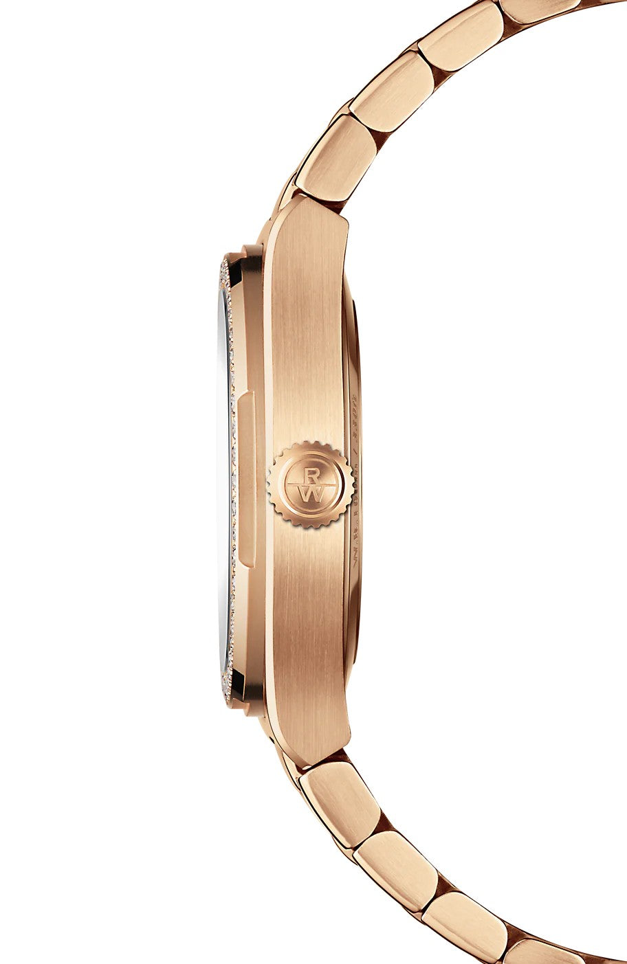 Raymond Weil A.R.T. Date Diamond Dial & Bezel Rose 30mm Watch 1250-P5S-97081