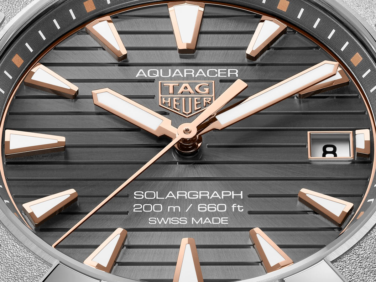 Tag Heuer Aquaracer Professional 200 Solargraph Titanium 40mm Watch WBP1190.BZ0003