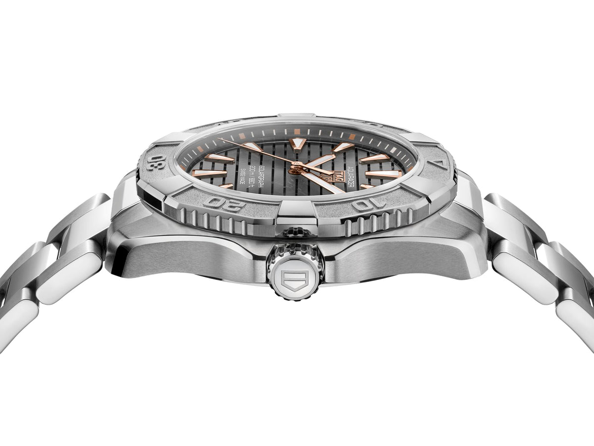 Tag Heuer Aquaracer Professional 200 Solargraph Titanium 40mm Watch WBP1190.BZ0003