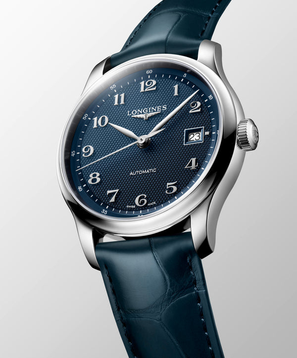 Longines Master Collection Automatic Blue Leather Strap 39mm Watch L2.949.4.93.2