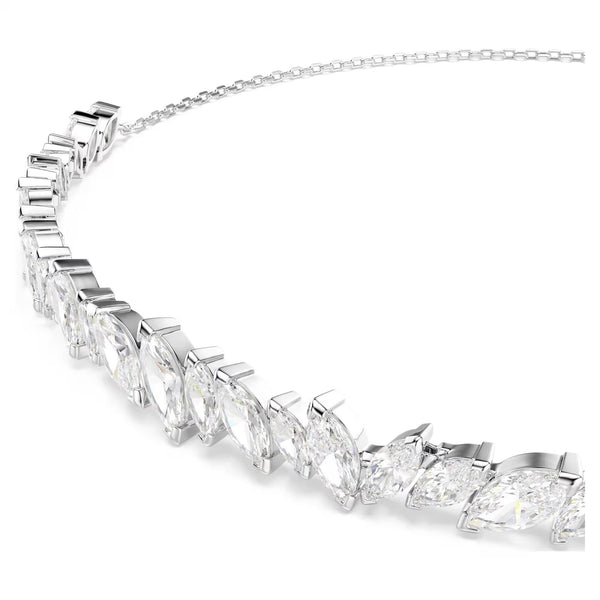 Swarovski Mesmera Marquise cut, White, Rhodium plated Choker