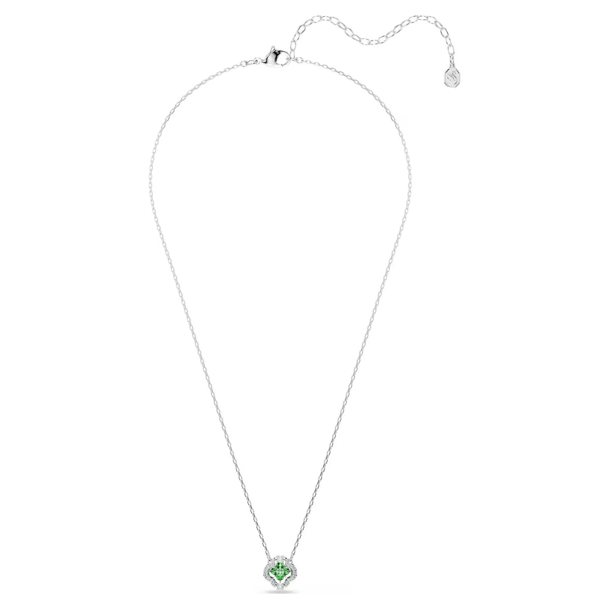 Swarovski Una Angelic Mixed cuts, Green, Rhodium plated Pendant