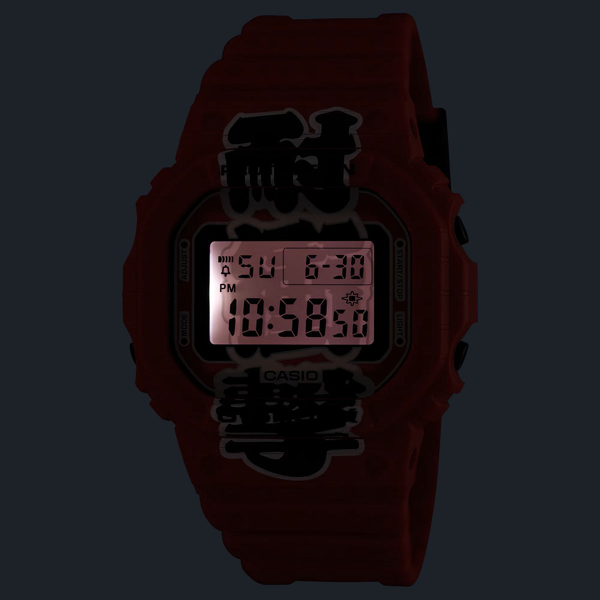 G-SHOCK 5600 Series Digital Red Lantern Series DW-5600AKA-4