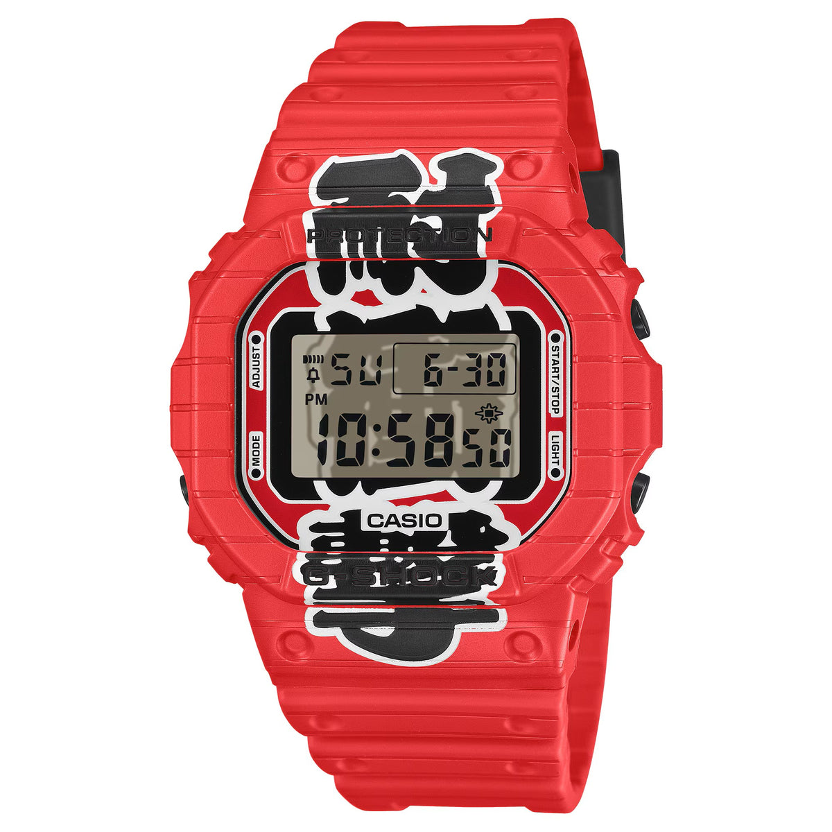 G-SHOCK 5600 Series Digital Red Lantern Series DW-5600AKA-4