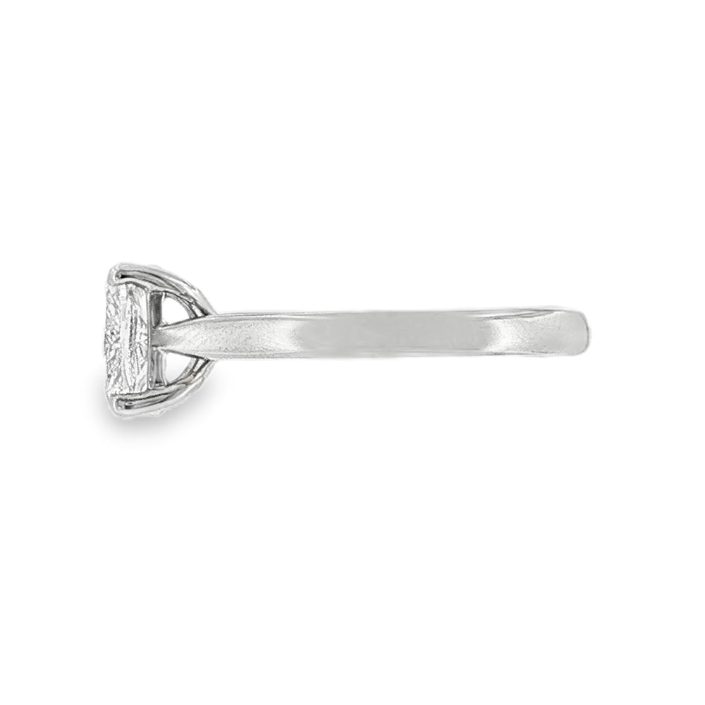 Elongated Cushion Cut 1.54ct Lab Grown Diamond, Platinum Ring