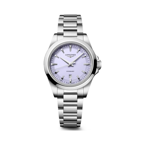 Longines Conquest Lavender Quartz 30mm Watch L3.350.4.02.6