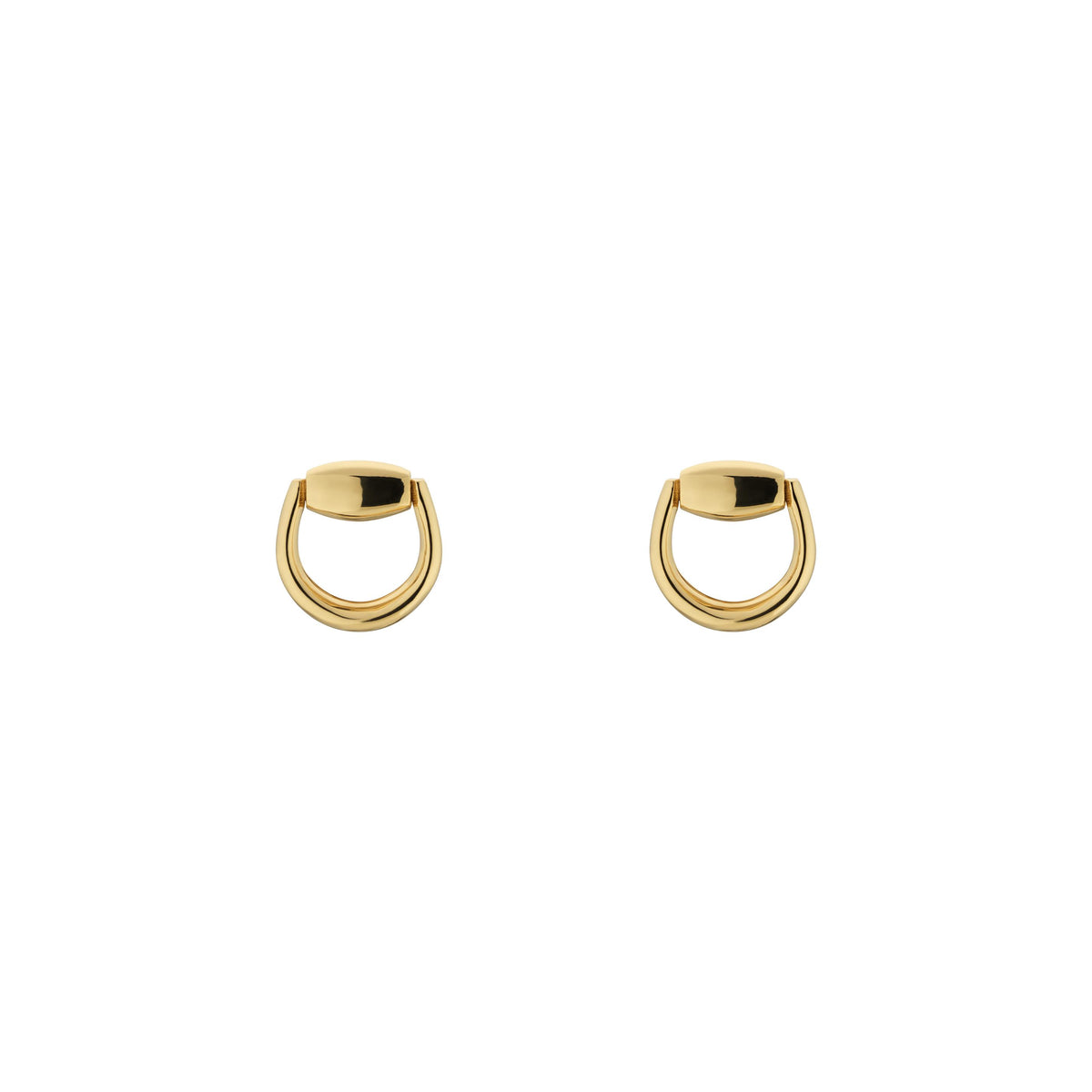 Gucci Horsebit 18ct Yellow Gold Stud Earrings