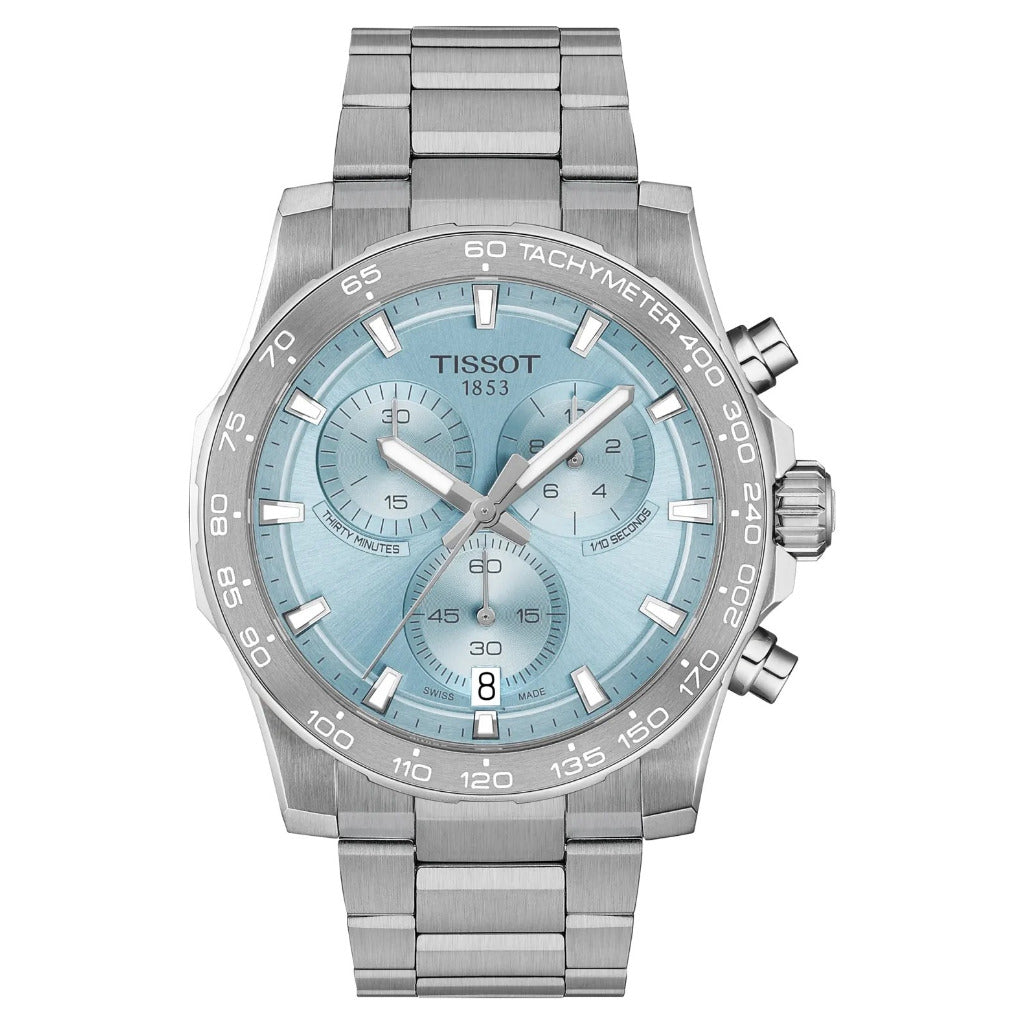 Tissot Supersport Chrono 42mm Ice Blue, Stainless Steel Watch T1254171135100