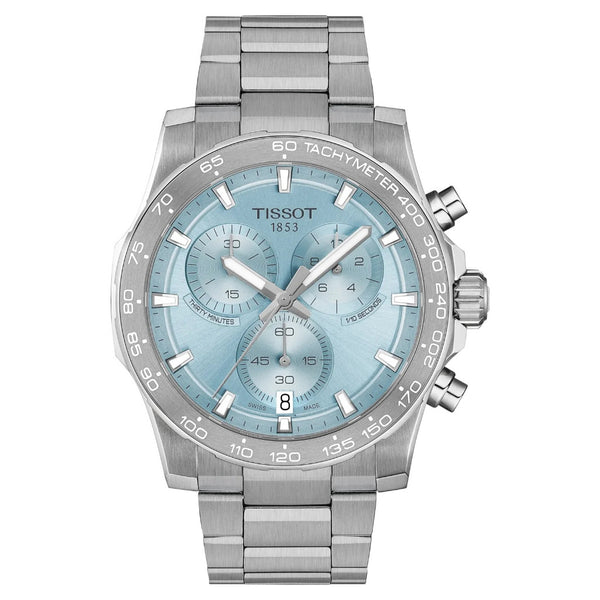 Tissot Supersport Chrono 42mm Ice Blue, Stainless Steel Watch T1254171135100