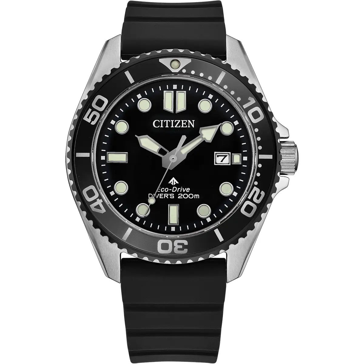 Citizen Eco-Drive Promaster Diver Black 41mm Watch BN0266-07E