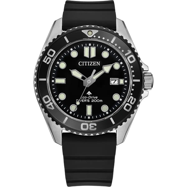 Citizen Eco-Drive Promaster Diver Black 41mm Watch BN0266-07E