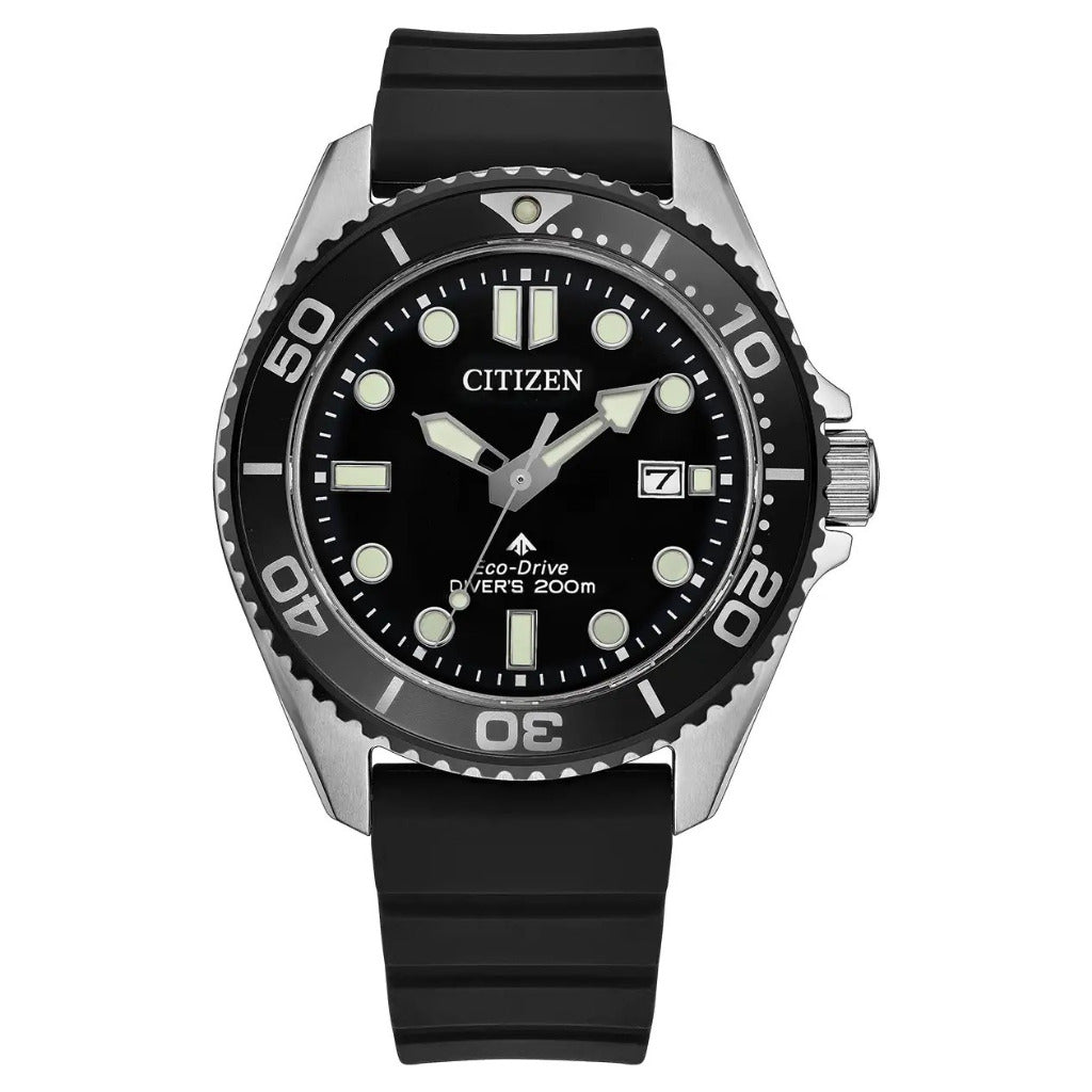 Citizen Eco-Drive Promaster Diver Black 41mm Watch BN0266-07E