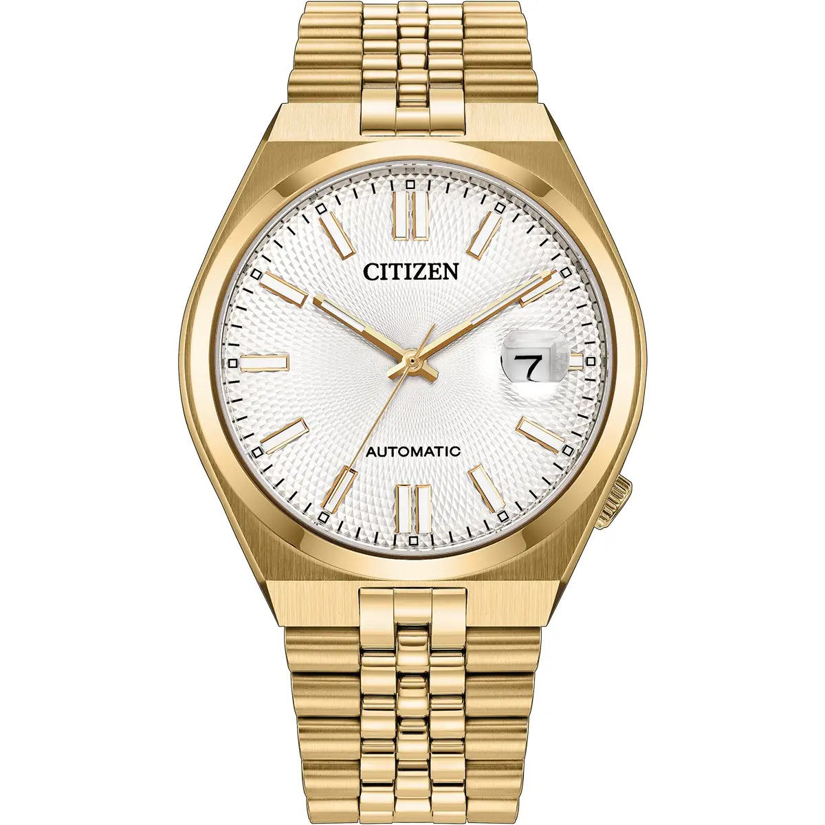 Citizen Automatic Tsuyosa 60 40mm White Dial, Gold Tone Watch NK0022-50A