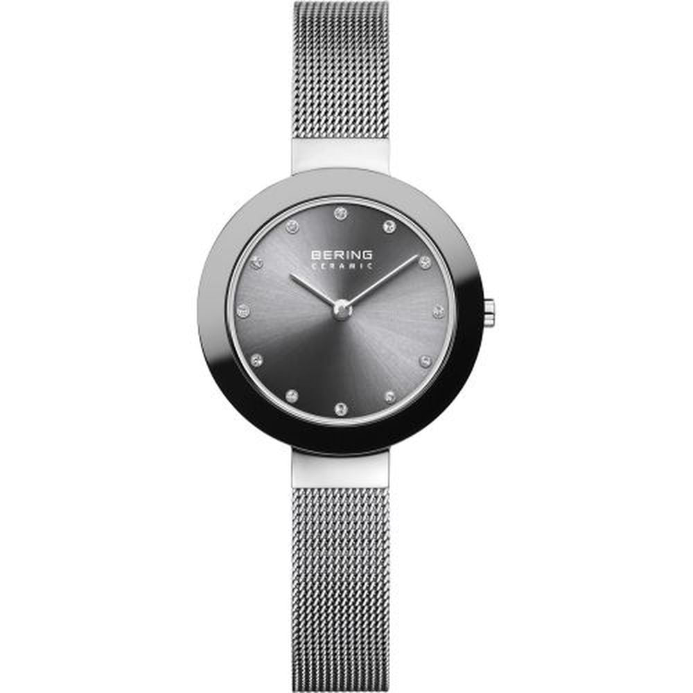 Bering Ceramic Grey Milanese Ladies 29mm