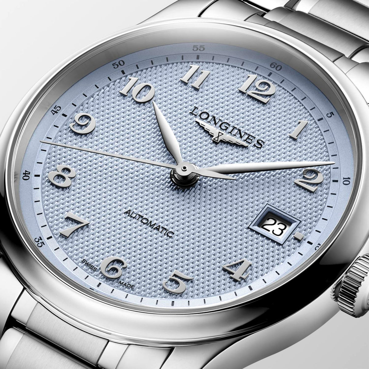 Longines Master Collection Automatic Ice Blue 39mm Watch L2.949.4.99.6