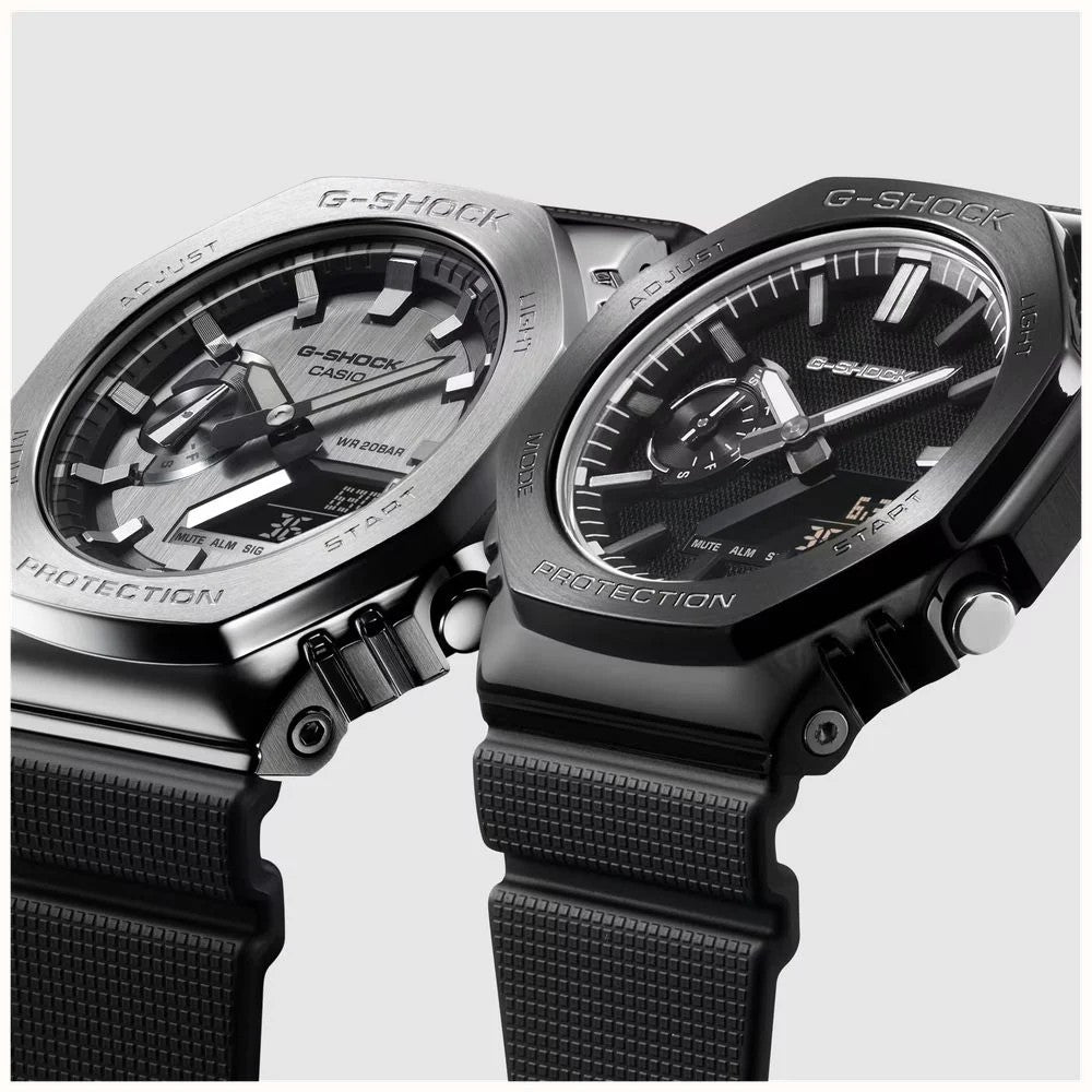 G-SHOCK 2100 Series Luxe Black Steel GM-2100LXB-1AER