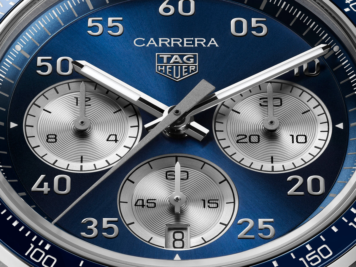 Tag Heuer Carrera Chronograph Sport Automatic Blue, 42mm Steel Watch CDB2111.BA0054