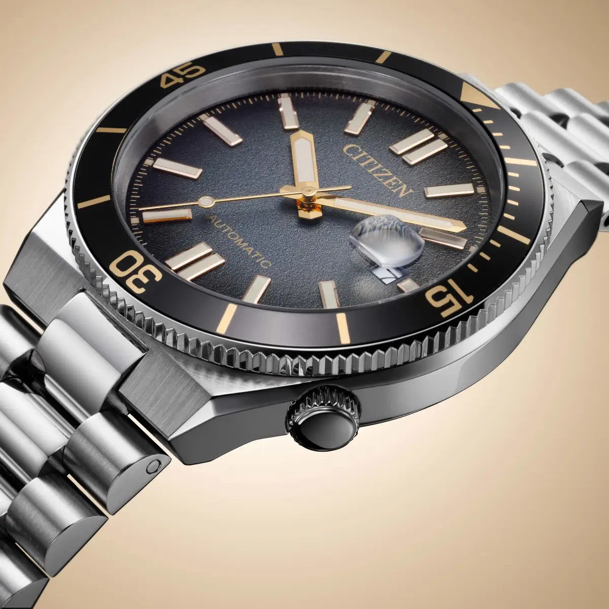 Citizen ''Tsuyosa'' Shore Timeslip Automatic Black 40mm Limited Edition Watch NJ0238-57E