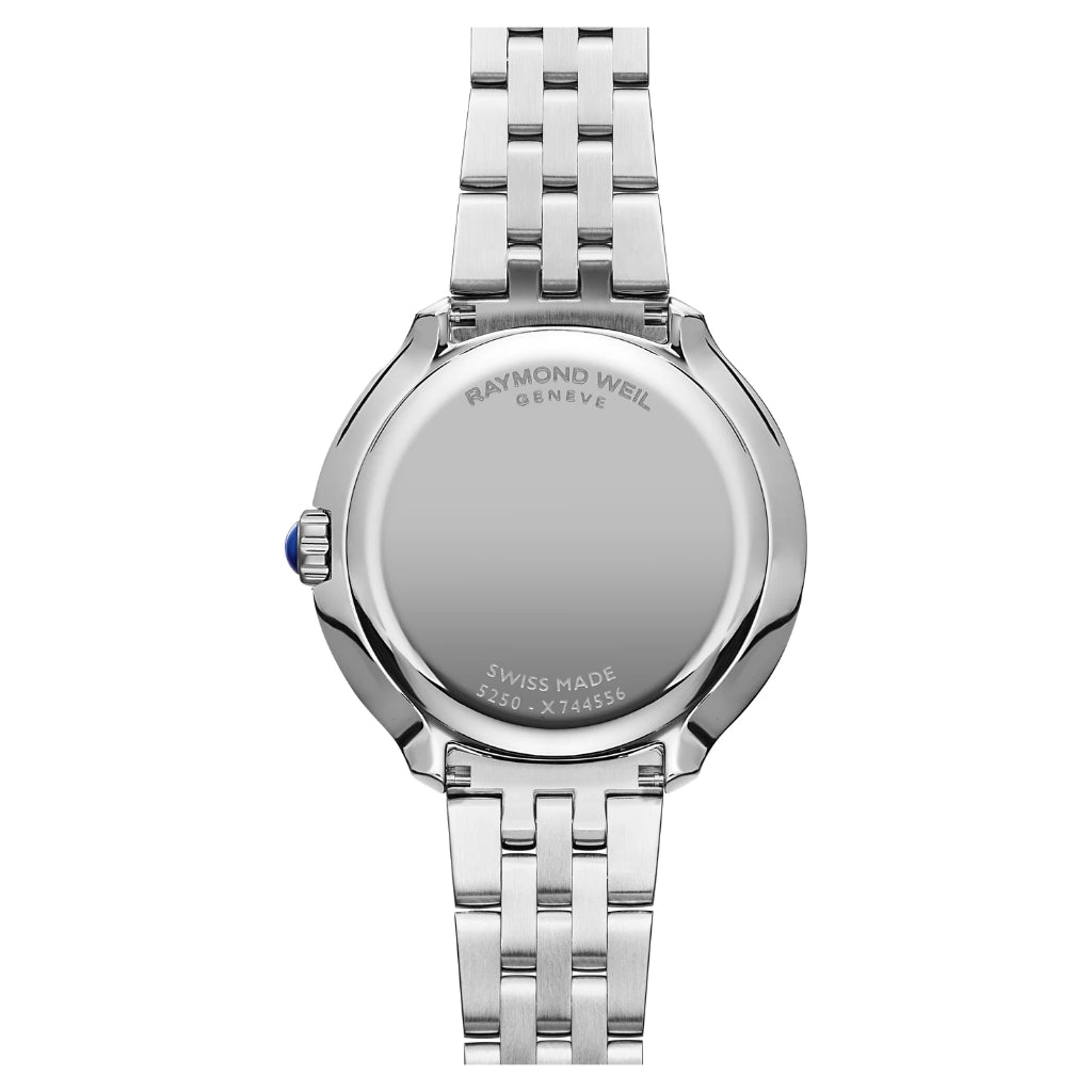 Rayond Weil Toccata Heritage White Dial Steell 28mm Watch 5250-ST-00650