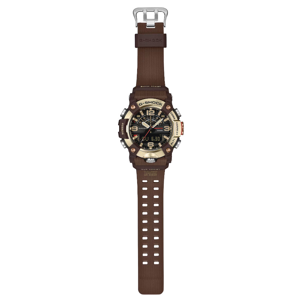 G-SHOCK Master of G Mudmaster Brown And Gold Watch GG-B100XMH-5A