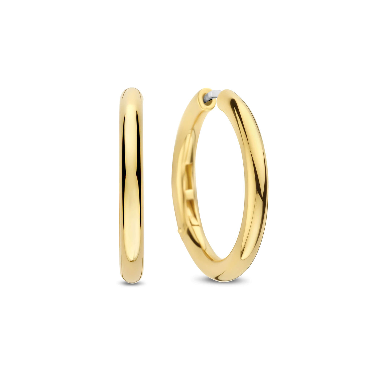 Ti Sento Classic Gold Vermeil Oversized Hoops 25mm