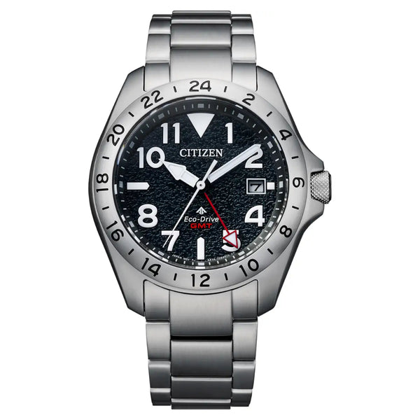 Citizen Promaster Land GMT, 39mm Black Dial Watch BJ7150-50E