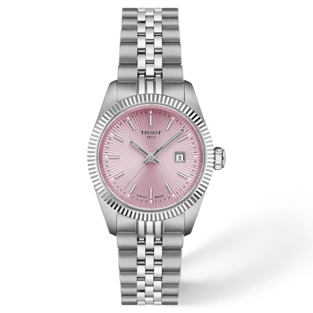 Tissot Ballade Pink Dial Steel 30mm Watch T1560101133100