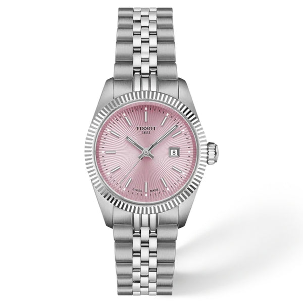 Tissot Ballade Pink Dial Steel 30mm Watch T1560101133100