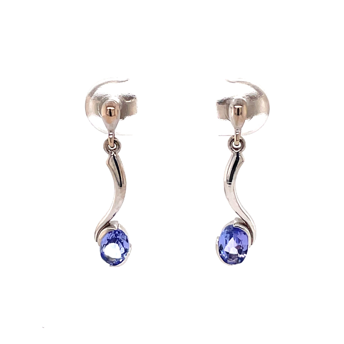 Tanzanite Drop 18ct Earrings