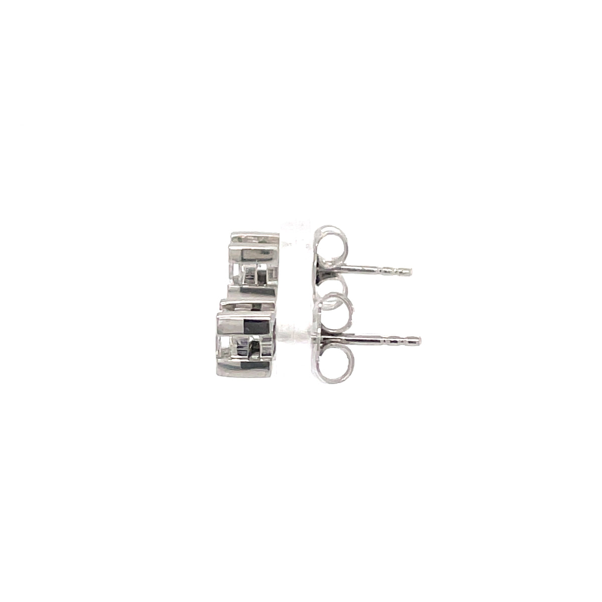 Princess Cut 0.62ct Platinum Earrings