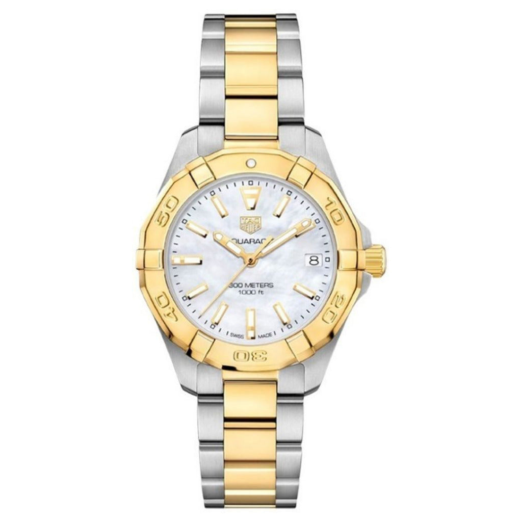 Tag Heuer Aquaracer Ladies Steel & Yellow 32mm