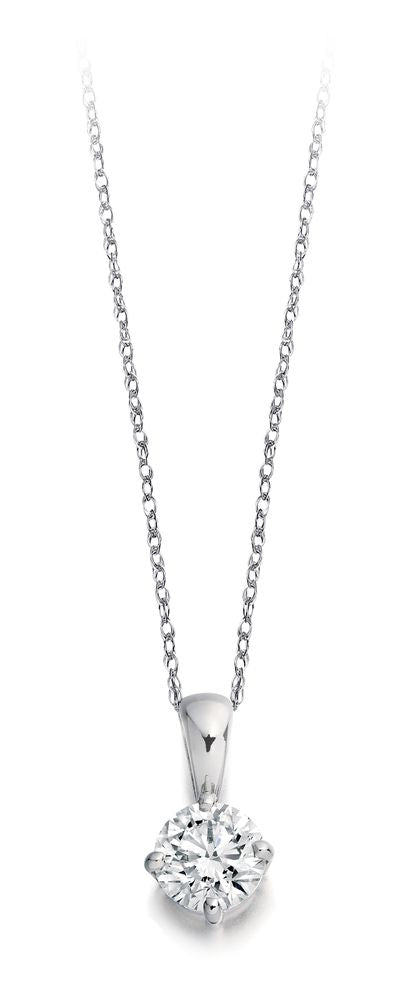 Diamond Single Stone 0.70ct 18ct Pendant