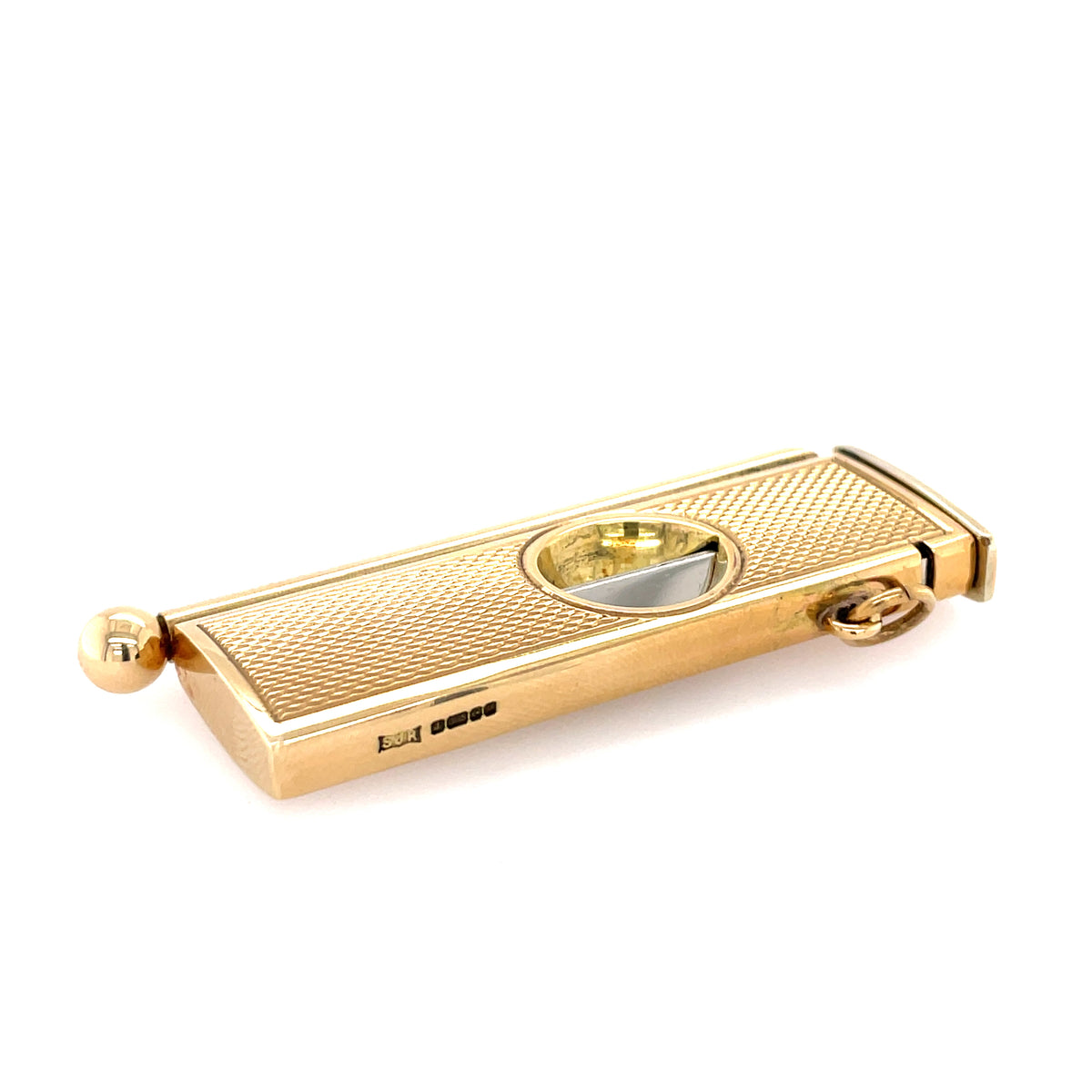 Cigar Cutter 9ct Yellow Gold