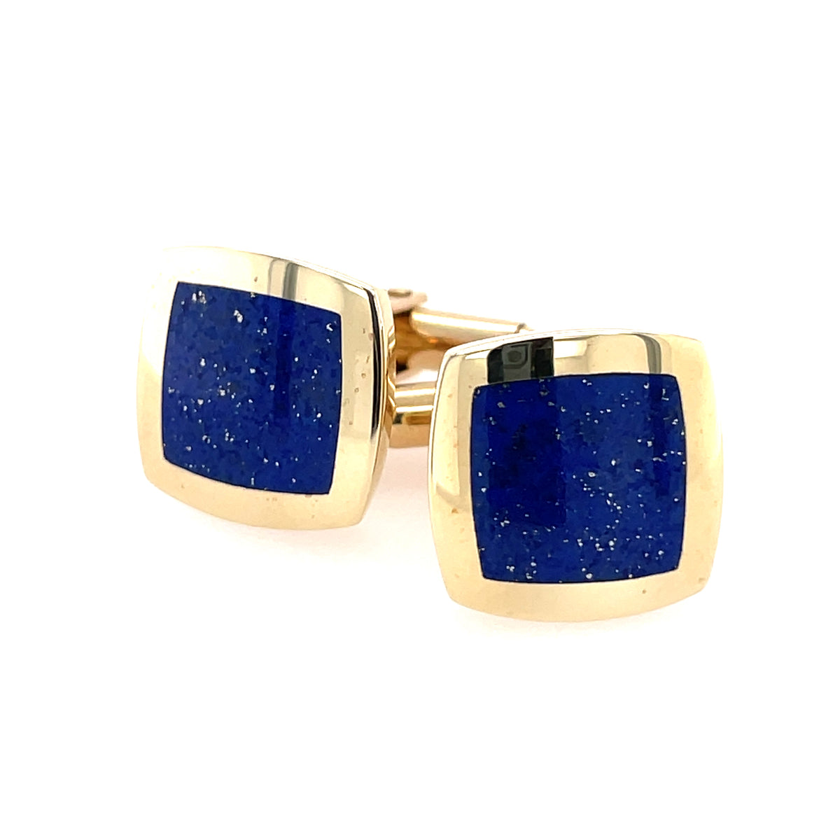 Lapis 9ct Cufflinks