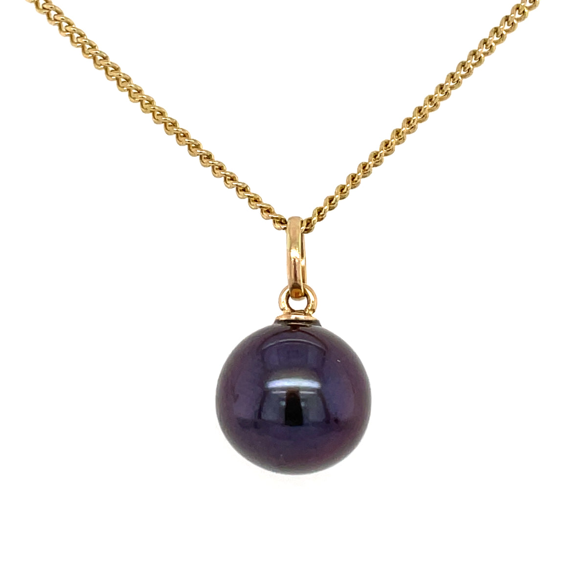 Black Pearl 9ct Pendant