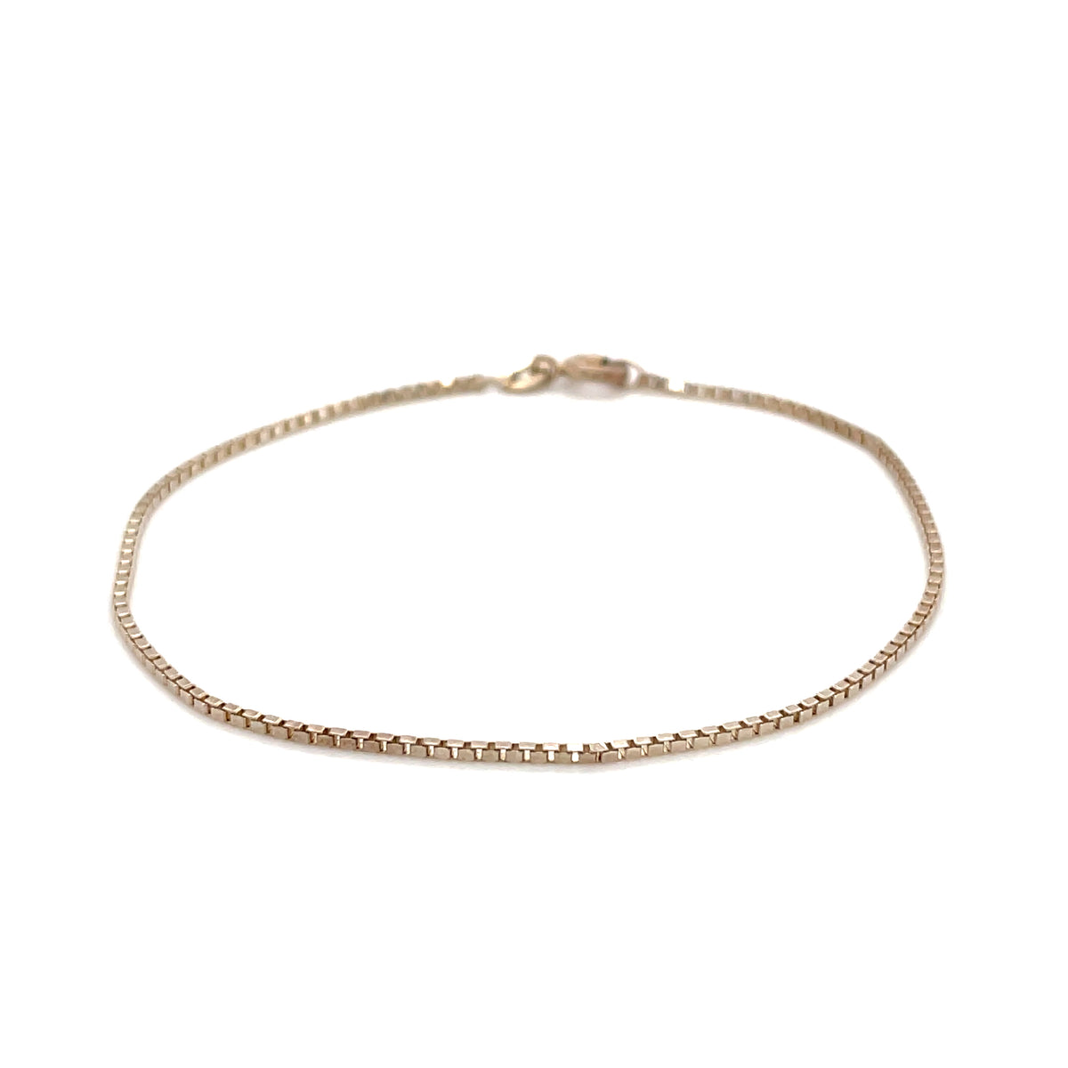 Silver Box Link Bracelet