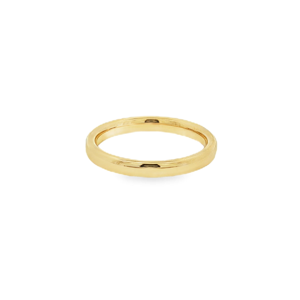 18ct Yellow Gold Court Shaped Wedding Ring