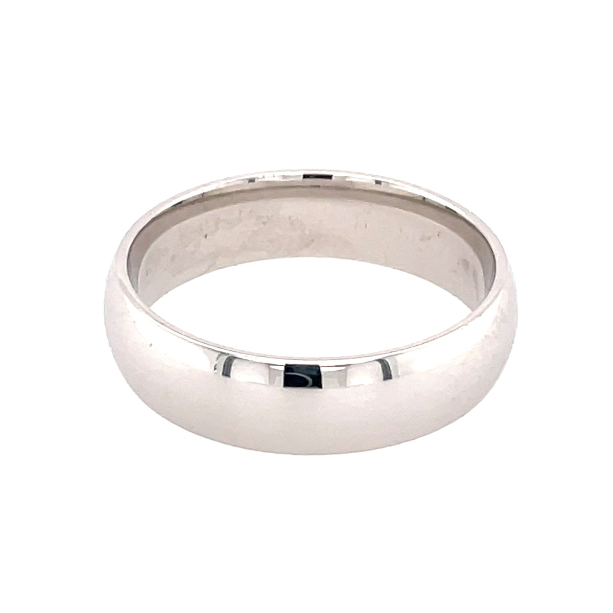 18ct 6mm Court Plain Band