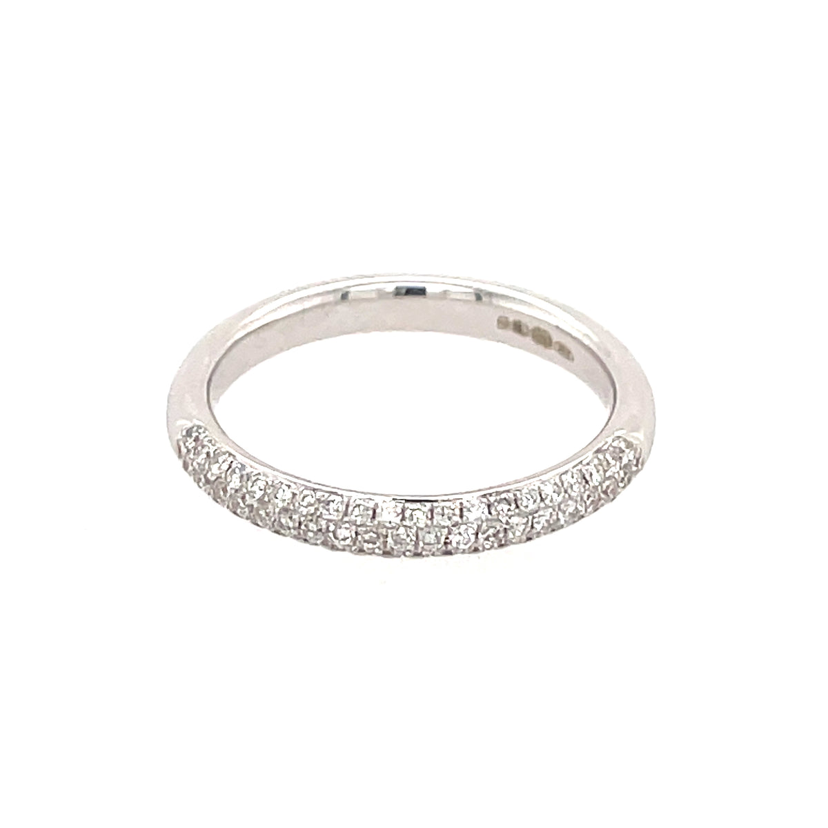 Diamond 18ct Court Band