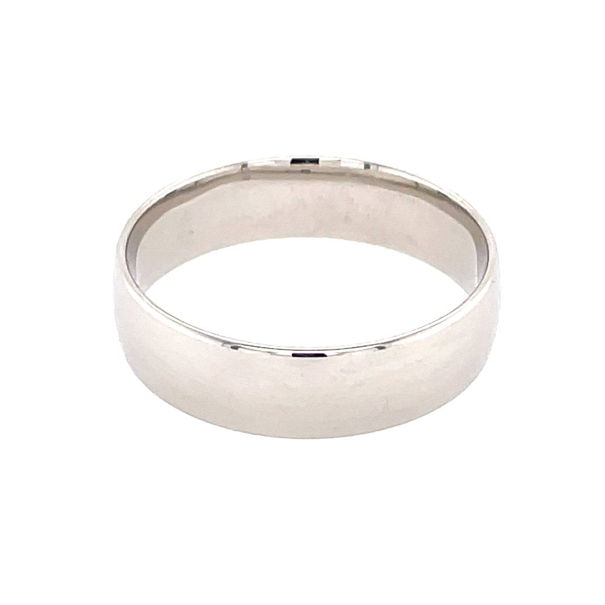 Platinum Plain 6mm Band