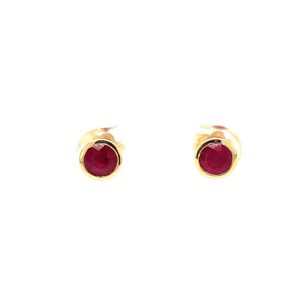 Ruby Stud 18ct Earrings