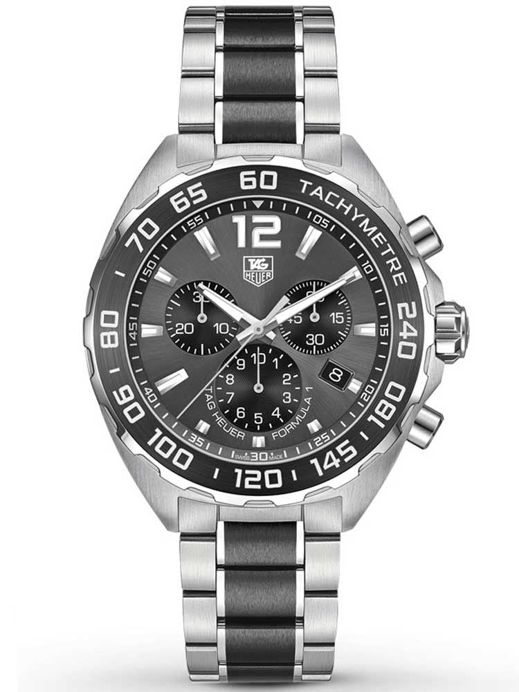 Tag Heuer Formula 1 Chronograph Ceramic and Steel 43mm
