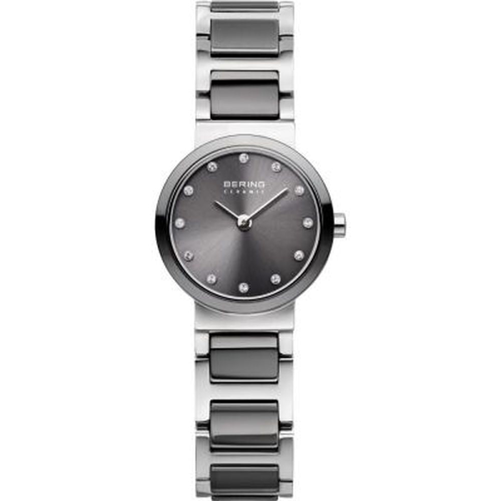 Bering Ceramic Grey & Steel Ladies 25mm