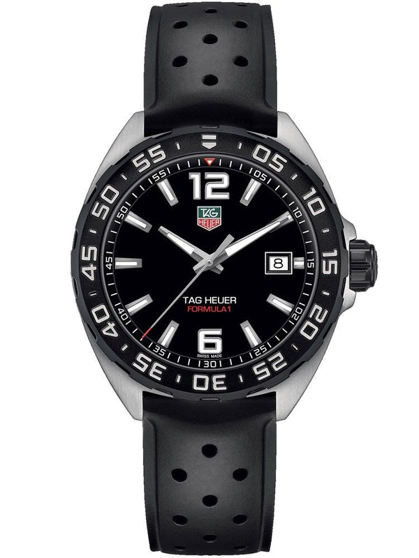 Tag Heuer Formula 1 Black Rubber Strap 41mm