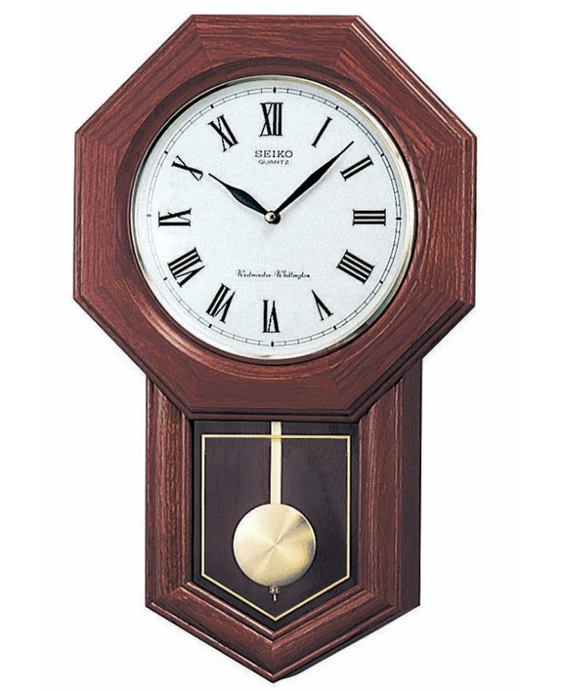 Seiko Hexangonal Wall Clock