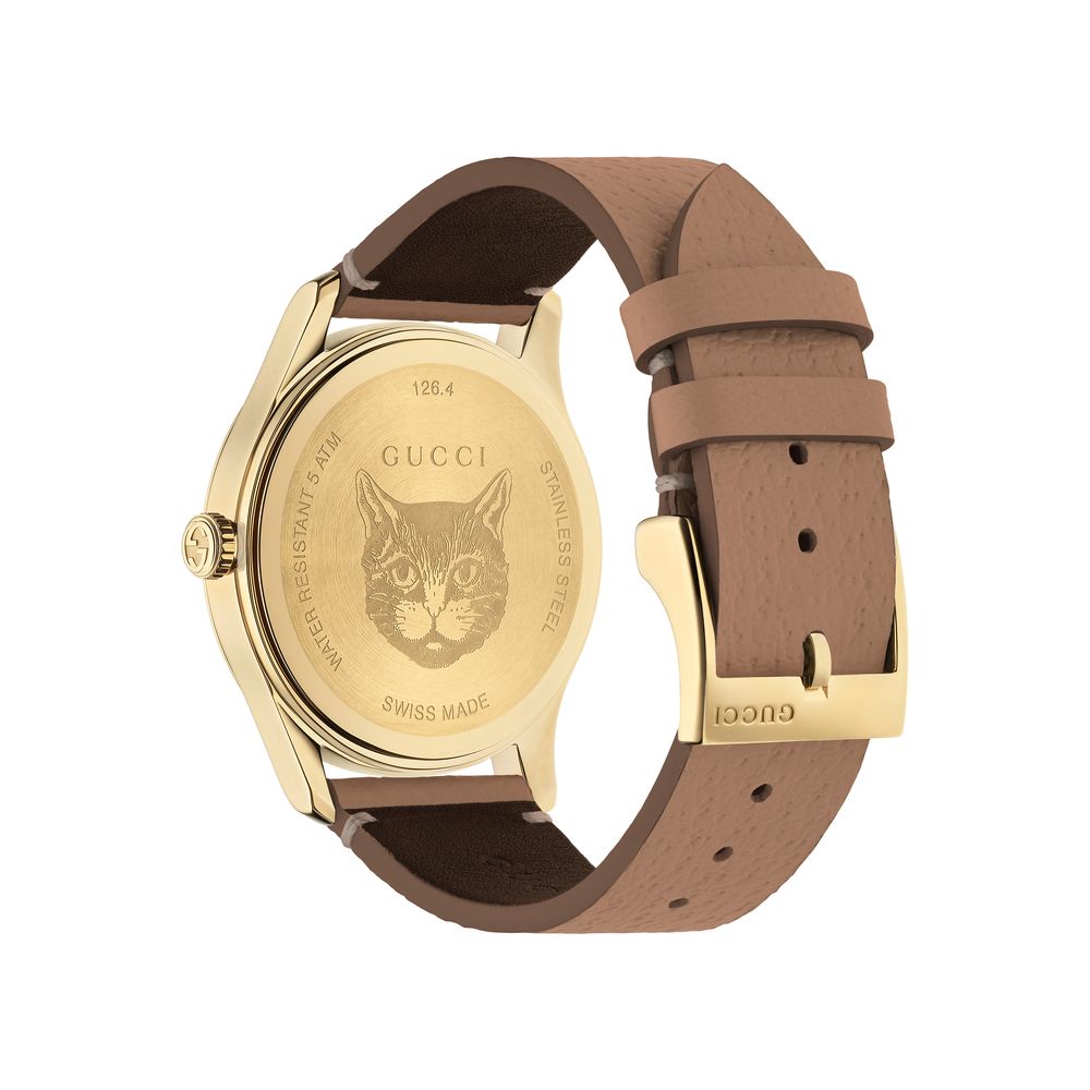GUCCI G-Timeless Gold Tone PVD Watch 38mm